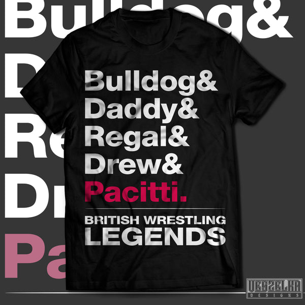 British Wrestling Legends t-shirt
