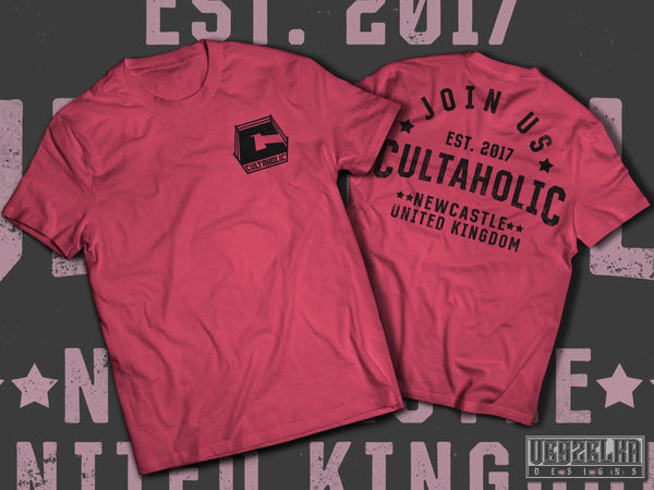 Red Cultaholic 'Roots' T-shirt